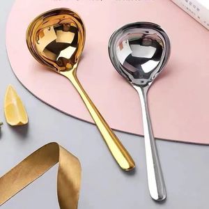 Stainless Steel Long Handle Soup Spoon Deepened Thickened Durable For Household Cooking Serving - Product Image 2