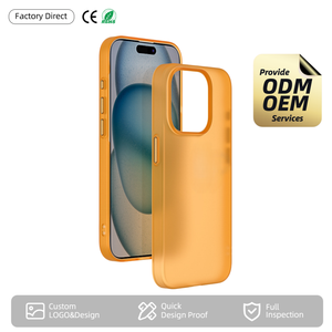 <span class=keywords><strong>Coque</strong></span> <span class=keywords><strong>de</strong></span> <span class=keywords><strong>téléphone</strong></span> en PC rigide <span class=keywords><strong>de</strong></span> luxe, épaisseur 1,25 mm, finition mate, sensation agréable au toucher, légère, anti-UV, vente en gros, pour iPhone 17 16 15 Pro Max - Product Image 1