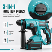 Marteau perforateur rotatif sans fil 20V SDS Plus pour béton, maçonnerie et démolition