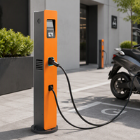 Chargeur rapide pour moto électrique 3,6 kW Type 6 pour station de recharge de scooter, personnalisable OEM, ultra-mince, 24,5 kg, sur pied