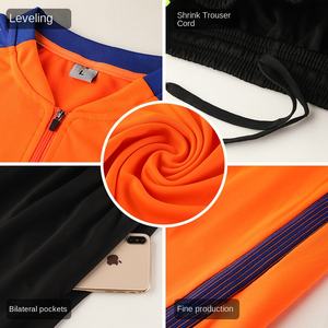 Otoño Invierno chaquetas de fútbol <span class=keywords><strong>Madrid</strong></span> fútbol chándal conjunto de manga larga de los hombres de forro polar ropa de fútbol para el fútbol - Product Image 5