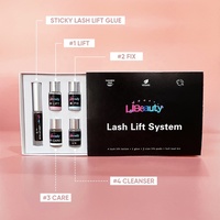 Traitement de rehaussement des cils sain, kit de rehaussement des cils à la kératine, ingrédients doux et non irritants pour salon, kit de rehaussement des sourcils et des cils