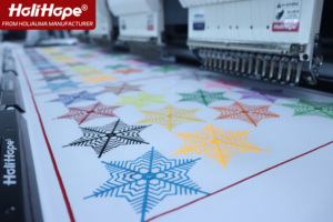 Garantía de 10 años Holihope Control remoto Máquina de bordado de <span class=keywords><strong>4</strong></span> cabezales Calidad como máquinas de bordado feliz Alta velocidad 1200 Spm - Product Image 5