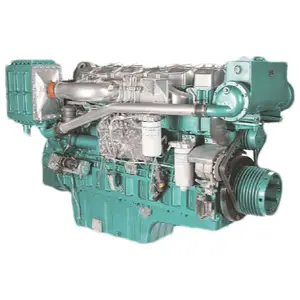 Оригинальный Судовой двигатель Yuchai YC6T 380-540hp, 6 цилиндров, встроенный четырехтактный двигатель с водяным охлаждением