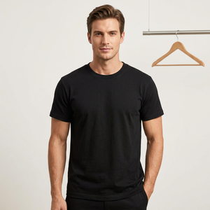 Camiseta de Manga Larga para Hombre de Algodón Peinado, con Bloques de Color, Manga Raglán, Transpirable, Ropa Casual, Fabricante Mayorista OEM - Product Image 1