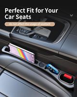 MBERFITU Lot de 2 Remplisseurs de Fente pour Siège de Voiture en Matière PE 1,2 Pouces Bloqueur de Fente Console Centrale Empêche les Objets de Tomber (Mis à Jour)