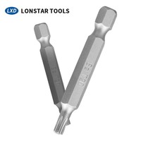 Embouts de tournevis courts de qualité industrielle LXD 50 mm PH2 T20, embouts magnétiques antidérapants en acier HRC 58-62 pour l'assemblage de meubles et le bricolage
