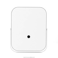 Portable simple face LED lumières miroir de vanité belle petite table de beauté compacte pliante voyage dressing de table