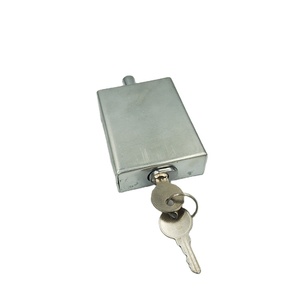 <span class=keywords><strong>Fer</strong></span> Acier Simple Double Pin Crazy Lock Porte de sécurité Petite serrure de porte avec 1 broche ou 2 broches - Product Image 2