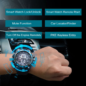 Carqseng Keyless nhập Tự động đồng hồ hệ thống báo động xe bắt đầu và dừng xe báo động cho xe - Product Image 5