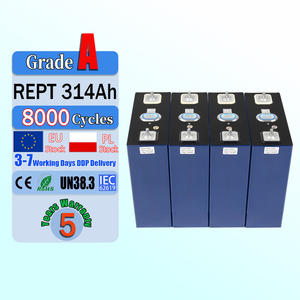 แบตเตอรี่ลิเธียมไอออน PL Stock Hign Capacity REPT 3.2V 314Ah แบบแท่งปริซึม Lifepo4 สำหรับพลังงานแสงอาทิตย์ พร้อมการใช้งานแบบ Deep Cycle ได้ถึง 8000 ครั้ง - Product Image 1