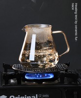 Filtre à café de bonne qualité personnalisé Machine à filtre à café en verre à haute teneur en borosilicate