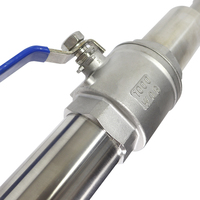 Alat Ukur Aliran Elektromagnetik Tipe Insertion Sensor Aliran Magnetik Baja Tahan Karat untuk Cairan