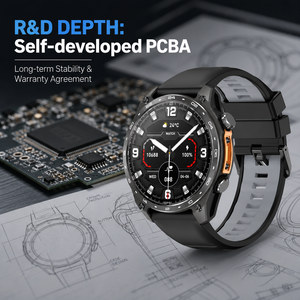 Montre connectée GPS HD300 Pro avec carte hors ligne, application WhatsApp Replay, téléchargement d'applications, écran AMOLED de 1,43 pouce, mémoire de 4 Go, étanche 3ATM - Product Image 5