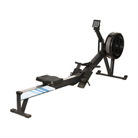Máquina de Remo de Diseño Innovador para Gimnasio, Equipo de Remo con Resistencia de Aire para Uso Doméstico y Comercial