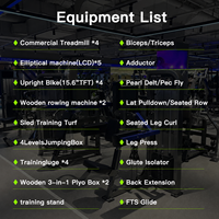 ZY - Conjunto Completo de Equipos de Gimnasio Comerciales, Máquinas de Entrenamiento de Fuerza con Pesas, Solución Integral para Centros de Fitness