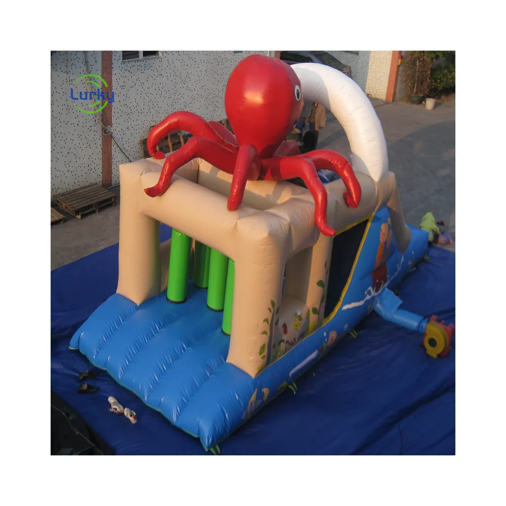 attractive spider inflatable bouncer cube bouncy inflatable PVC bouncer durable inflatable combo customized