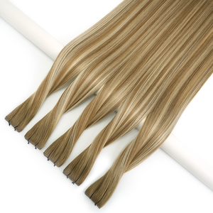 <span class=keywords><strong>Capelli</strong></span> Umani Remy Vietnamiti per Extension a Doppia Trama, Cucitura e Tessitura, Qualità Professionale, Tutti i Colori Personalizzabili EA - Product Image 6