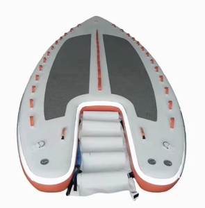 Planche de SUP gonflable géante en forme de queue de poisson, de haute qualité, personnalisée pour la location de sports nautiques - Product Image 2