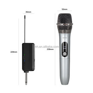 TNH UM-WX106 uno a due professionale microfono senza fili Plug and Play per la casa KTV all'aperto Audio Karaoke Stage Performance - Product Image 2