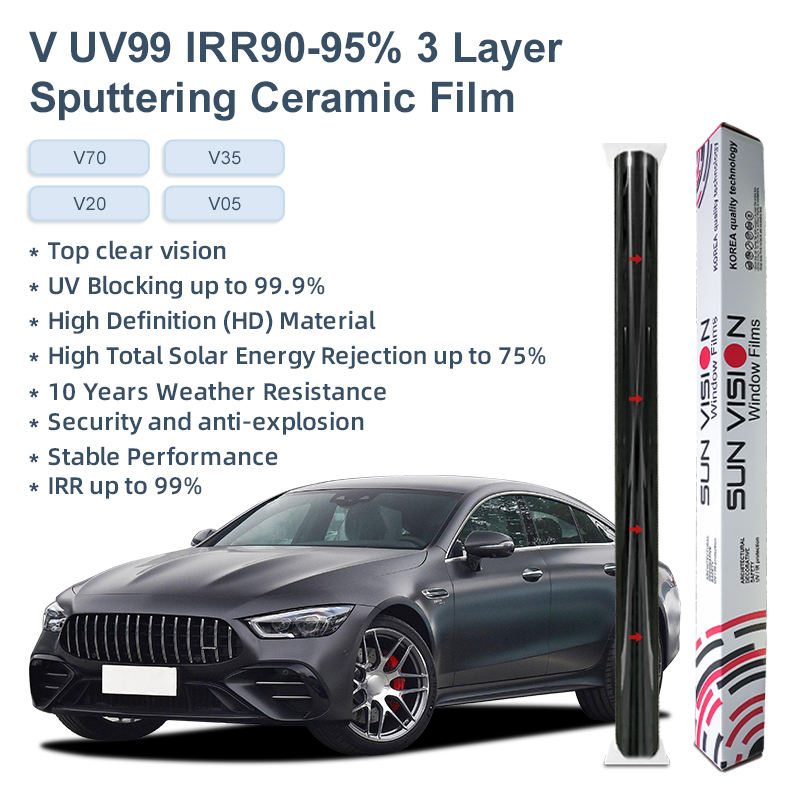 V UV99 IRR90-95% 3 Layer Sputtering Ceramic Film