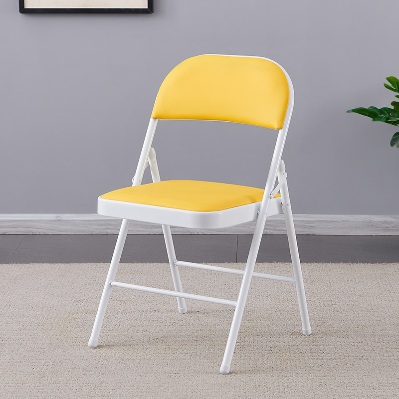 Fond en tôle d'acier, surface en PU, cadre blanc, surface jaune