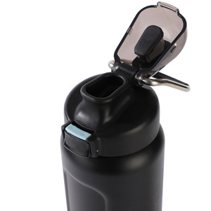 <b>750ml</b> stainless steel water <b>bottle</b> one touch flip lid bpa-free Leak-proof Reusable 18ozstainless steel water <b>bottle</b> manufacturer - Product Image 3