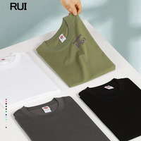 T-shirt Homme Tricoté Brodé à Manches Courtes, Respirant et Séchage Rapide, 180g, Nouvelle Collection Été, Vente en Gros