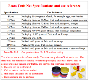 Kleurrijke Geëxpandeerde Schuim <span class=keywords><strong>Fruit</strong></span> <span class=keywords><strong>Net</strong></span>-Geschenkverpakking Voor Citrus/Appel, Fda Goedgekeurd - Product Image 4