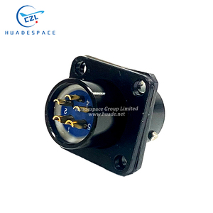 Huadespace-Conector de enchufe de aviación de 5 pines, conector circular hembra chapado en oro de cobre, original, de la marca Huadespace-55 ~ + 125 - Product Image 2