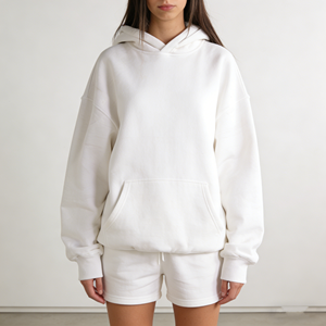 Nuovi Arrivi 2026: Set da Donna 2 Pezzi con Felpa e Pantaloncini Stampati Personalizzati, Completo Morbido per il Tempo Libero - Product Image 1