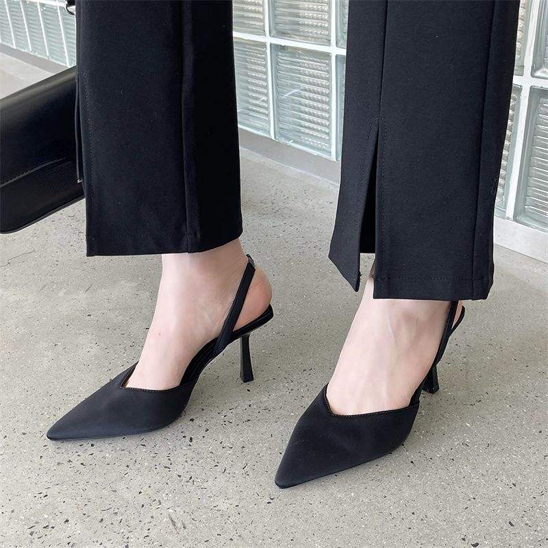 Slingback Soulier Femme Talon Nouveau Sexy Femme Chaussures Chaussures  Femmes Sandales Talons pour Dames