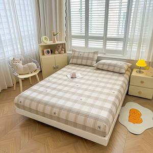 Lot de 3 draps-housses imprimés 100 % coton, respirants, élastiques, doux pour la peau, 200 fils, pour la maison, l'hôtel, l'hôpital - Product Image 4