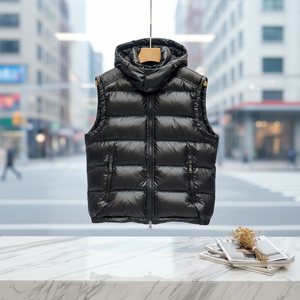Abbigliamento Invernale da Esterno, Streetwear di Alta Qualità, Gilet da <span class=keywords><strong>Uomo</strong></span> <span class=keywords><strong>Senza</strong></span> <span class=keywords><strong>Maniche</strong></span> Caldo e Conveniente per il Bagno d'Acqua, con Chiusura a Zip - Product Image 2