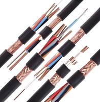 Cable de Computadora Totalmente Blindado, Par Trenzado con Aislamiento de Aluminio y Trenzado de Fibra, Cable Eléctrico para Control de Instrumentos, para Señales y Datos