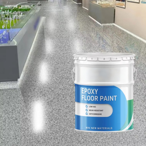 Kit de revêtement de sol en résine époxy autolissante à base d'eau pour marbre, pierre, béton, avec sable coloré - Fournisseurs - Product Image 1