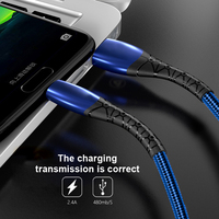 2024 nouveau câble de charge usb mirco port usb 2.4A charge rapide pour android pour téléphone portable