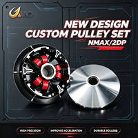 Kit Variateur CVT de Course pour Moto WANOU NMAX 2DP avec Poulies Personnalisées et Galets – Pièces Haute Performance pour Scooter