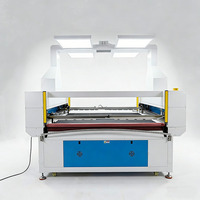 Machine de découpe laser CO2 pour usine de découpe de vêtements et de costumes DWG avec grille de détection infrarouge lointain, prise en charge ODM OEM