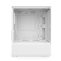 Boîtier PC Gaming MicroATX ITX, châssis d'ordinateur avec panneau latéral en verre trempé, compatible avec refroidisseur AIO 240 mm, longueur maximale de la carte graphique 280 mm