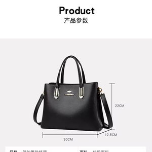 High Quality Women's Bags Wholesale Shoulder Strap PU Leather Bucket Bag Ladies Hand Bags - Product Image 6