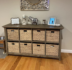 Panier <span class=keywords><strong>de</strong></span> <span class=keywords><strong>rangement</strong></span> en <span class=keywords><strong>osier</strong></span> <span class=keywords><strong>de</strong></span> jacinthe d'eau pliable multi-usage <span class=keywords><strong>de</strong></span> haute qualité et écologique pour la cuisine, la salle <span class=keywords><strong>de</strong></span> bain, le salon - Product Image 3