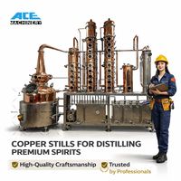 Penjualan Pabrik Ace 5L,10L,20L,30L,50L Peralatan Distilasi Tembaga Stainless Steel/Moonshine/Penjernih Wiski/Pabrik Penyulingan