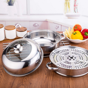 أطقم أوعية طبخ عالية الجودة للمطبخ قدور من الفولاذ المقاوم للصدأ قدور طبخ - Product Image 6