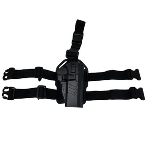 Funda Táctica Ligera de Nivel II para Muslo, Color Negro, para <span class=keywords><strong>CZ</strong></span> 75 SP-01 <span class=keywords><strong>Shadow</strong></span>, Hecha de Polímero Duradero - Product Image 2