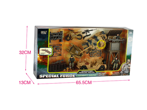 ขายร้อนพิเศษ Force/<span class=keywords><strong>ทหาร</strong></span>ฐาน Sentinel Army ชุดของเล่น Patrol รถบรรทุกรถบรรทุกของเล่น - Product Image 3