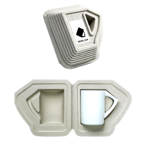 Tùy chỉnh thân thiện với môi mía bột giấy khay tái chế Trinh giấy bột giấy bao bì cho món quà cup gói sinh thái đúc Khay giấy - Product Image 6