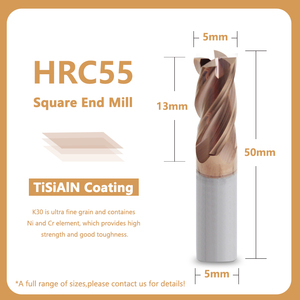 <span class=keywords><strong>Fraise</strong></span> Fresa Solide Cutters <span class=keywords><strong>Cnc</strong></span> 4Mm 8Mm 2/4 Flûte Spirale jusqu'à 1/4 Carbure Cutter End Mill - Product Image 2