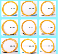 Cordon de brassage fibre optique LC-LC 2,0 mm 3 m monomode simple en PVC avec 0,3 dB IL et 50 dB RL pour applications FTTH
