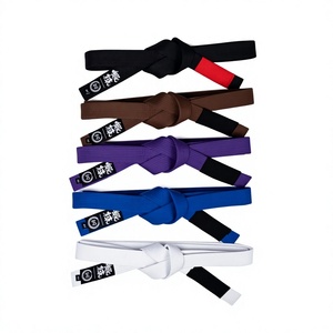 Cinturón de BJJ Personalizado OEM de Alta Calidad, 220g, Impresión por Transferencia de Calor, 100% Algodón Tejido Perla, Transpirable, de Secado Rápido, para Artes Marciales - Product Image 4